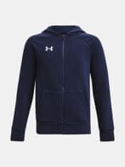 Under Armour Mikina UA Rival Fleece FZ Hoodie-BLU L