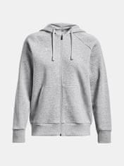 Under Armour Mikina UA Rival Fleece FZ Hoodie-GRY S