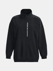 Under Armour Bunda Woven FZ Oversized Jacket-BLK XS