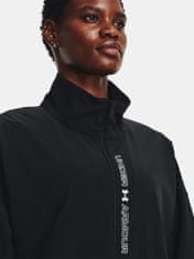 Under Armour Bunda Woven FZ Oversized Jacket-BLK XS