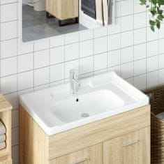 Petromila vidaXL Kúpeľňové umývadlo biele 81x48x23 cm obdĺžnikové keramické