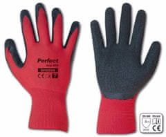 Bradas Pracovné rukavice 10", červeno-čierne PERFECT GRIP RED