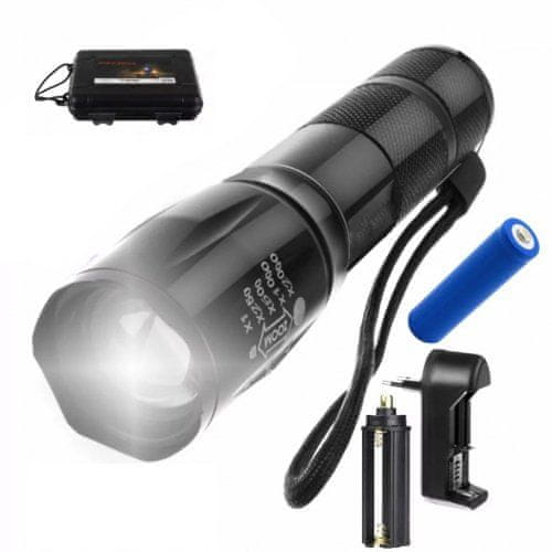 Pronett  XJ4936 Svietidlo CREE XPE LED ZOOM UV 5W