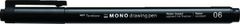 Tombow Fineliner MONO drawing pen - hrot 06 černá