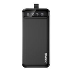 DUDAO K8s+ Power Bank 30000mAh 2x USB + LED lampa, čierny