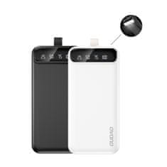 DUDAO K8s+ Power Bank 30000mAh 3x USB + LED lampa, biely