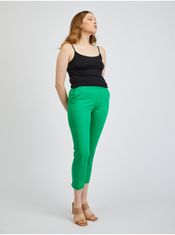 Orsay Zelené dámske skrátené nohavice ORSAY 34