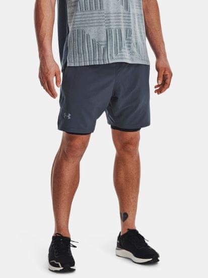 Under Armour Kraťasy Under Armour LAUNCH ELITE 2in1 7'' SHORT-GRY