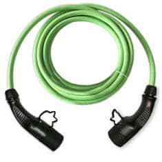 DUOSIDA DUOSIDA Nabíjací kábel TYPE 2 | 16A | 3-fázový | 5M | Zelený