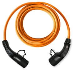 DUOSIDA DUOSIDA Nabíjací kábel TYPE 2 | 16A | 3-fázový | 5M | Oranžový