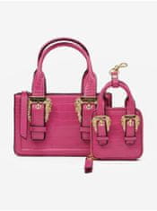 Versace Jeans Tmavo ružová dámska kabelka s puzdrom Versace Jeans Couture UNI