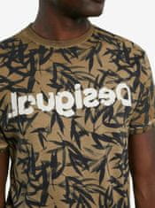 Desigual Desigual khaki pánske tričko TS Cesarion S