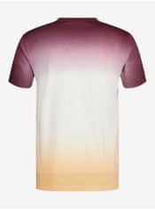 Lerros Oranžovo-fialové pánske tričko LERROS XL