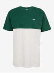 Vans Bielo-zelené pánske tričko VANS Colorblock S