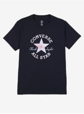 Converse Tričká s krátkym rukávom pre ženy Converse - čierna, biela S