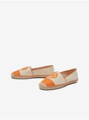 Michael Kors Oranžovo-béžové dámske espadrilky Michael Kors Kendrick 38