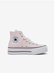 Converse Svetloružové dámske členkové tenisky na platforme Converse Chuck Taylor All Star Lift 37