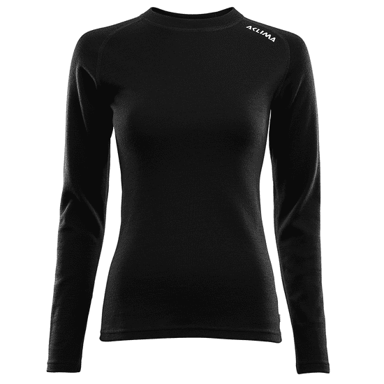 Aclima WarmWool Crew Neck Woman Jet Black