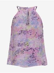 ONLY Svetlo fialový dievčenský kvetovaný top ONLY Anna 146