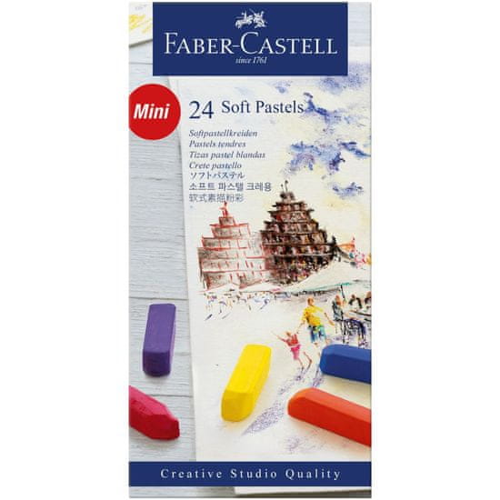 Faber-Castell Suchý pastel Creative Studio mini set 24 farebný