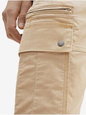 Tom Tailor Béžové pánske nohavice s vreckami Tom Tailor L