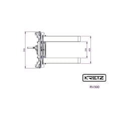 Kretz Vysokozdvižný vozík RV 600 - ručne vedený