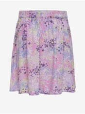 ONLY Svetlo fialová dievčenská kvetovaná sukňa ONLY Anna 146
