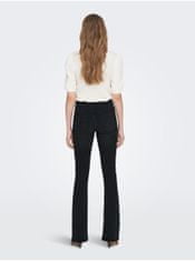 ONLY Čierne dámske flared fit džínsy ONLY Blush XL/30