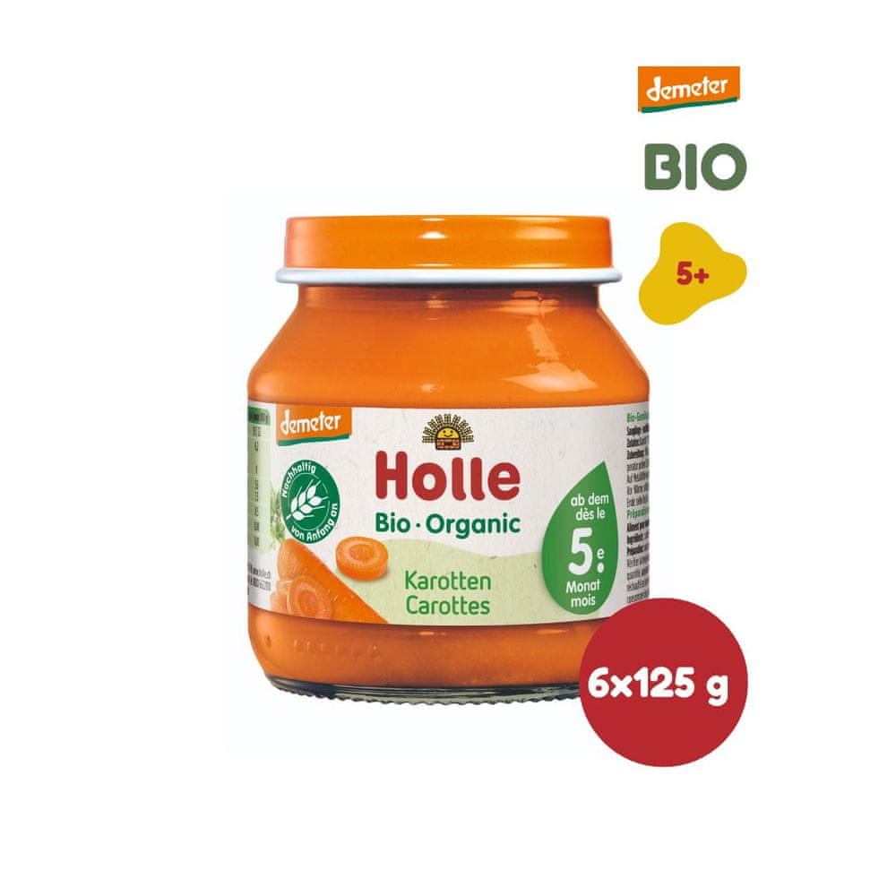 Holle BIO Mrkva 6 x 125 g