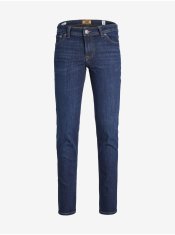 Jack&Jones Tmavomodré chlapčenské slim fit džínsy Jack & Jones Glenn 152