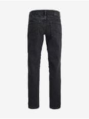 Jack&Jones Čierne chlapčenské straight fit džínsy Jack & Jones Clark 146