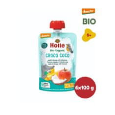 Holle Bio Croco Coco 100% ovocné pyré jablko-mango-kokos - 6 x 100 g