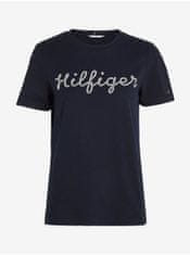 Tommy Hilfiger Tmavomodré dámske tričko Tommy Hilfiger XS