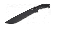 CRKT CR-K910KKP CHANCEINHELL Machete Blackout mačeta 30cm, čierna, TPR, polypropylén, puzdro nylon