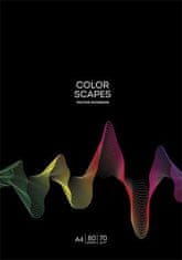SHKOLYARYK Zošit "Color Scapes", mix, A4, linajkový, 80 listov, A4-080-5219L