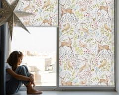 COLORAY.SK Roleta na okno Vtáky jeleňov a králikov Žaluzija za propuščanje svetlobe 50x50 cm
