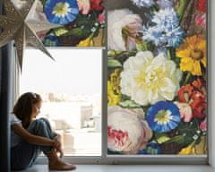 COLORAY.SK Roleta na okno Kytica kvetov Žaluzija za propuščanje svetlobe 70x140 cm