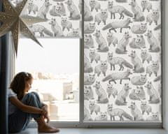 COLORAY.SK Roleta na okno Sivé líšky Žaluzija za temnitev (s podlogo) 80x180 cm