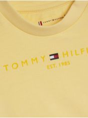 Tommy Hilfiger Žlté detské tričko Tommy Hilfiger Baby Essential 56