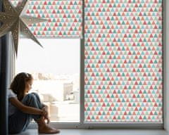 COLORAY.SK Roleta na okno Farebné trojuholníky Žaluzija za propuščanje svetlobe 130x180 cm