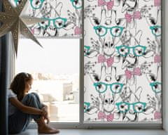 COLORAY.SK Roleta na okno Žirafa s okuliarmi Žaluzija za propuščanje svetlobe 100x140 cm