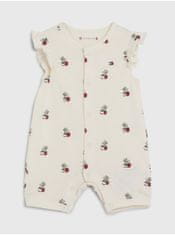 Tommy Hilfiger Krémové dievčenské vzorované body Tommy Hilfiger Baby Cherry 56