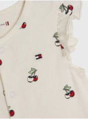 Tommy Hilfiger Krémové dievčenské vzorované body Tommy Hilfiger Baby Cherry 56