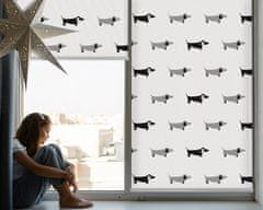 COLORAY.SK Roleta na balkon Kreslí psy Žaluzija za propuščanje svetlobe 60x140 cm