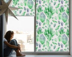 COLORAY.SK Roleta na okna Zelené kryštály Žaluzija za propuščanje svetlobe 70x180 cm