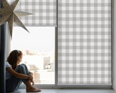 COLORAY.SK Roleta na okna Sivé mriežky Žaluzija za propuščanje svetlobe 140x140 cm