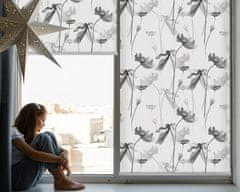 COLORAY.SK Roleta na okna Kreslené kvety Žaluzija za propuščanje svetlobe 80x140 cm