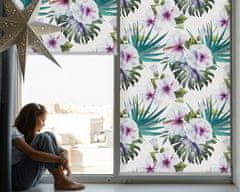 COLORAY.SK Roleta na okna Kvety Žaluzija za temnitev (s podlogo) 110x240 cm