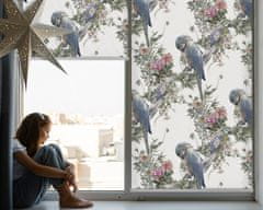 COLORAY.SK Roleta na okna Papagáje na kvetoch Žaluzija za propuščanje svetlobe 80x180 cm
