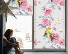 COLORAY.SK Roleta na okna Vtáky na kvetoch Žaluzija za propuščanje svetlobe 70x140 cm